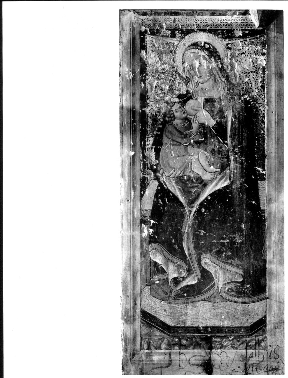 Madonna del Latte (dipinto, opera isolata) - ambito umbro (ultimo quarto sec. XV)