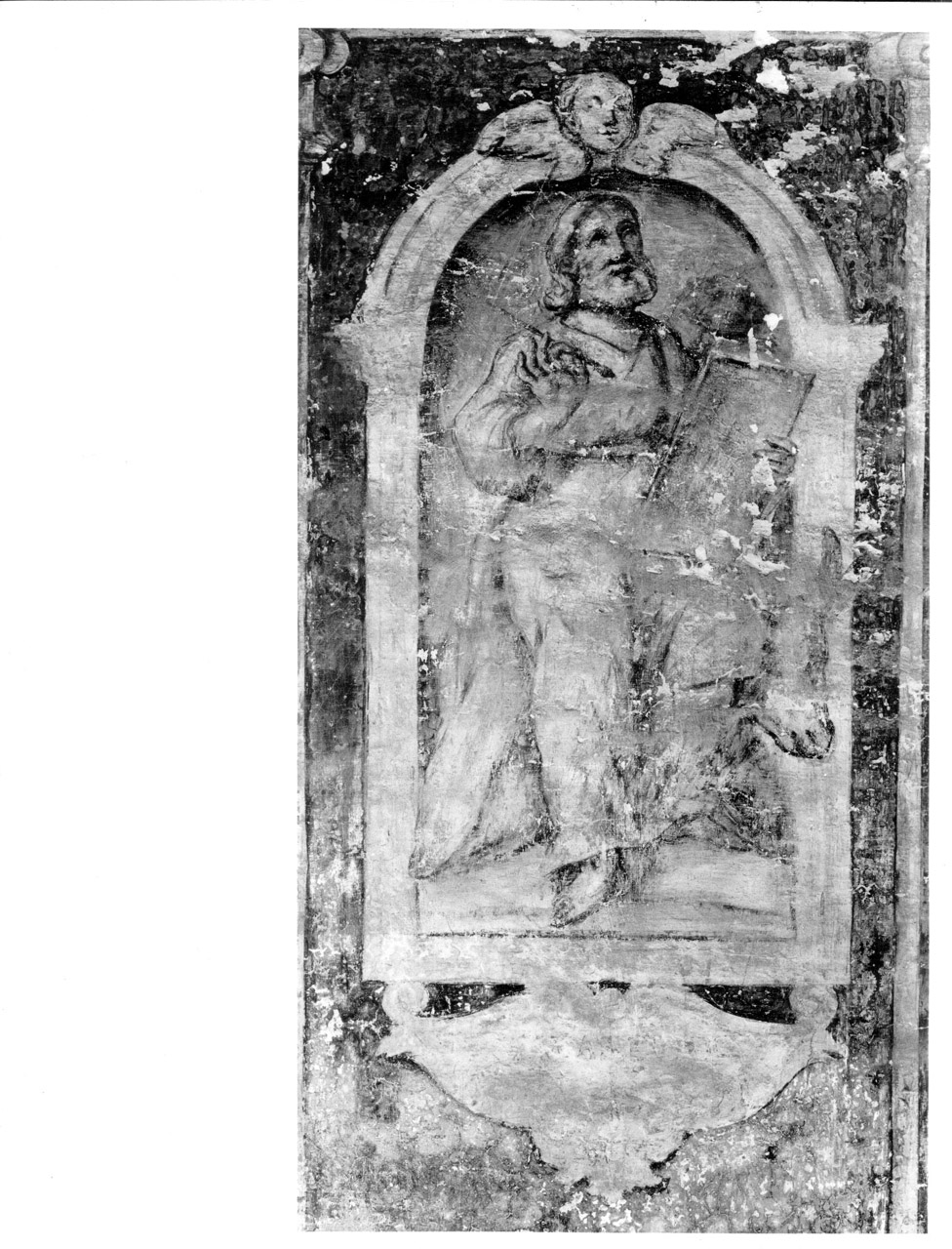 San Luca Evangelista (dipinto, elemento d'insieme) - ambito umbro (sec. XVIII)