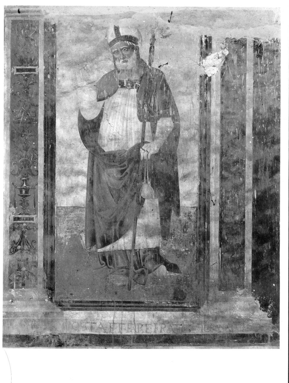 San Nicola di Bari (dipinto, opera isolata) di Giovanni di Pietro detto Spagna (scuola) (prima metà sec. XVI)