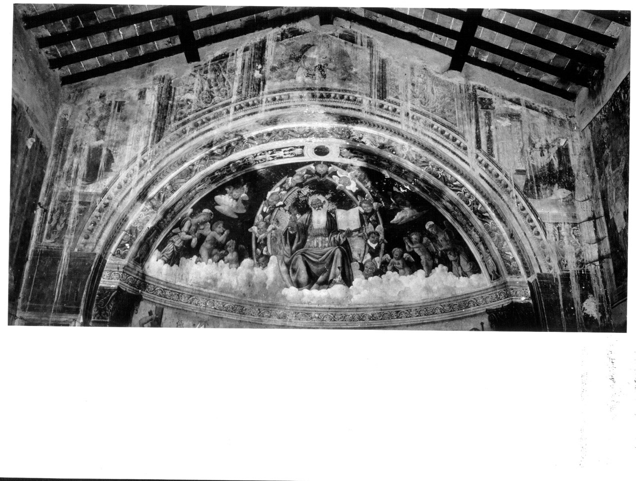 Annunciazione (dipinto, elemento d'insieme) di Giovanni di Pietro detto Spagna (scuola) (prima metà sec. XVI)