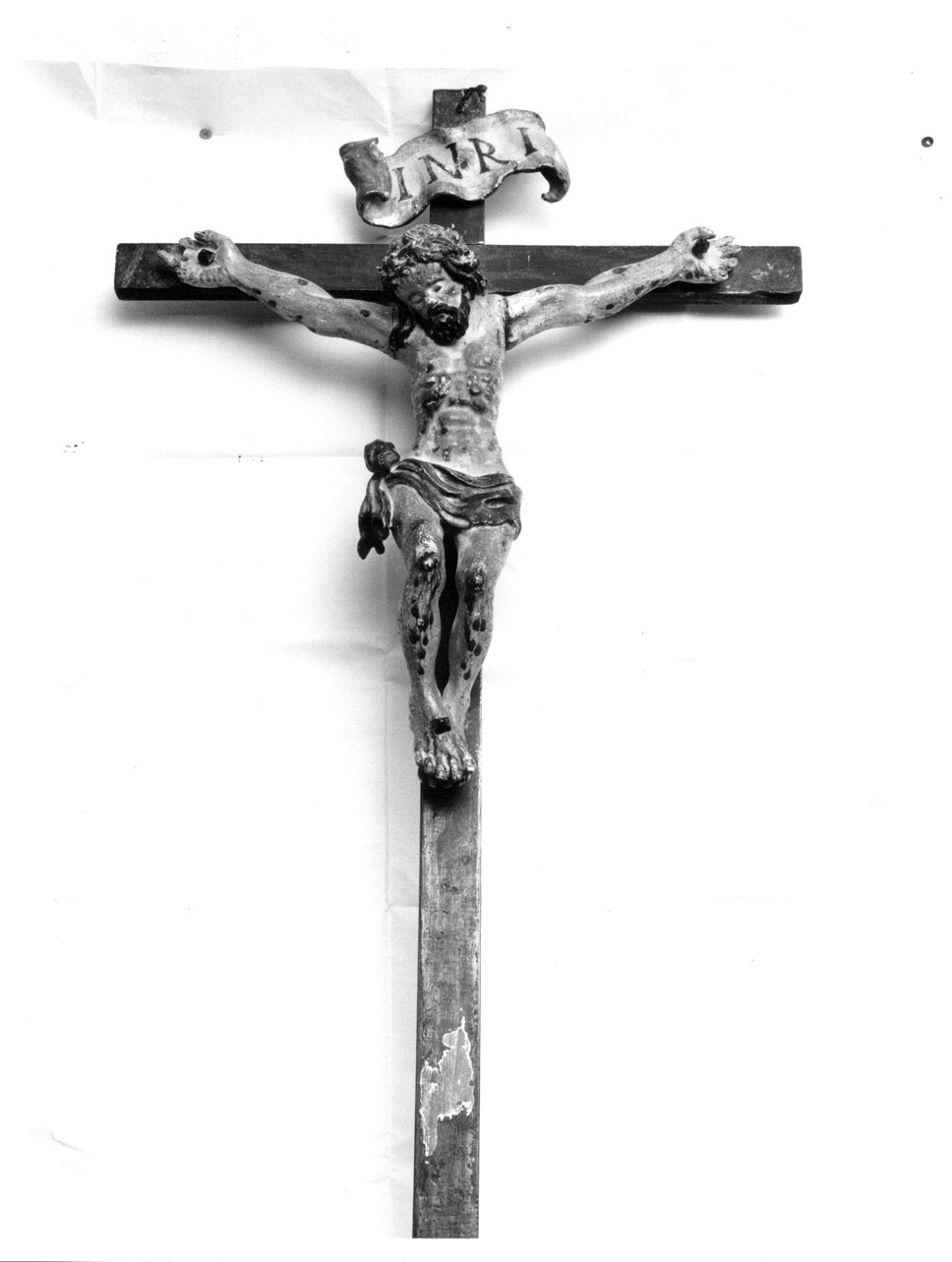 Cristo crocifisso (crocifisso, opera isolata) - bottega umbra (sec. XVIII)