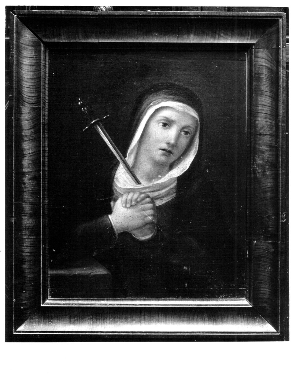 Madonna Addolorata piangente (dipinto, opera isolata) - ambito umbro (metà sec. XIX)