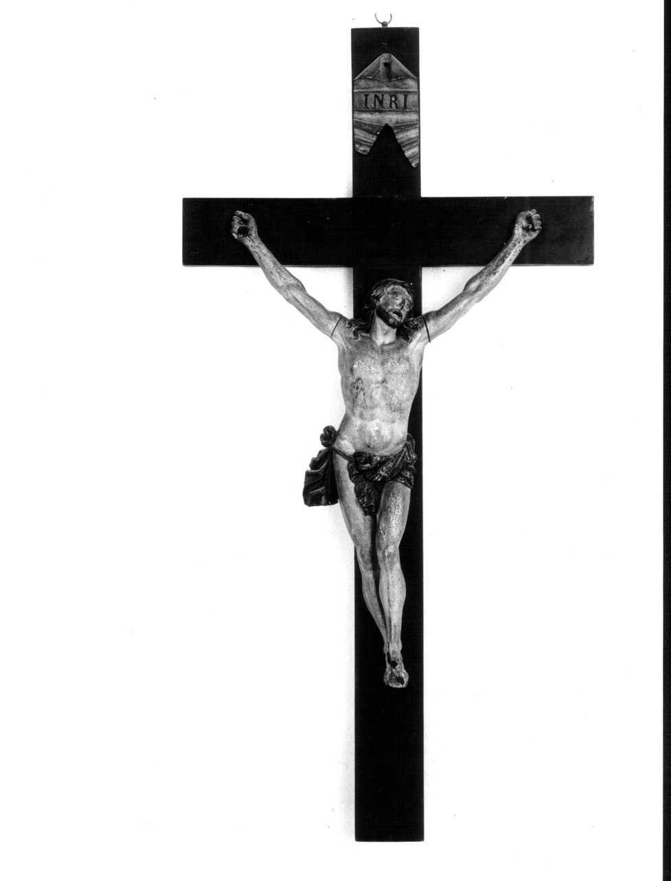 Cristo crocifisso (crocifisso, opera isolata) - bottega umbra (seconda metà sec. XVIII)