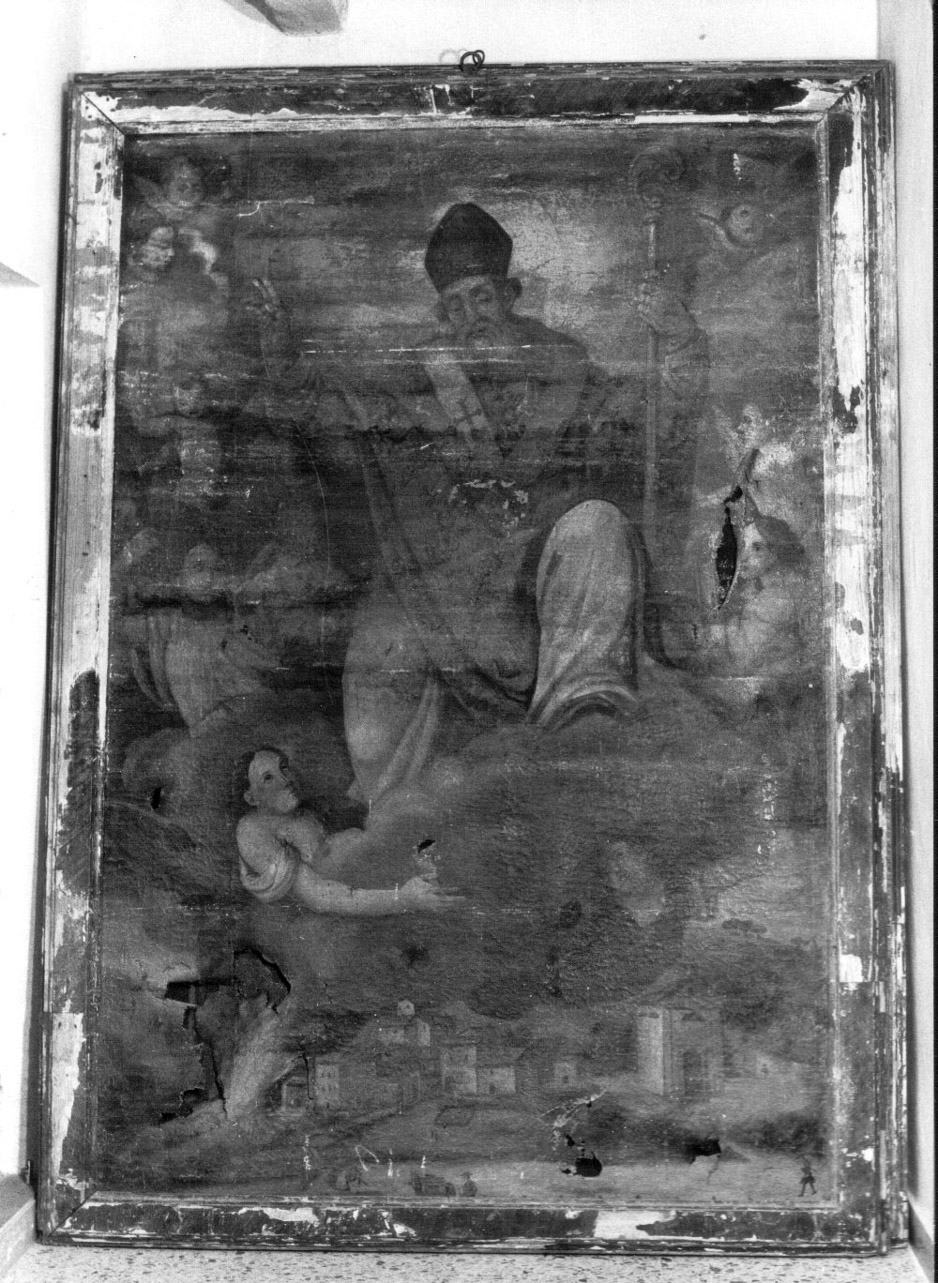 Sant'Ubaldo (dipinto, opera isolata) - ambito Italia centrale (sec. XVII)