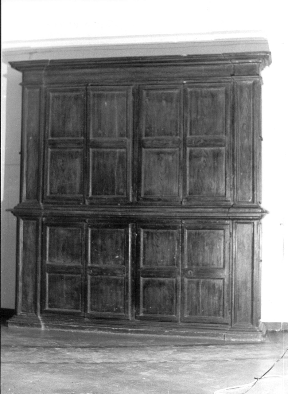 armadio, opera isolata - bottega Italia centrale (sec. XVI)