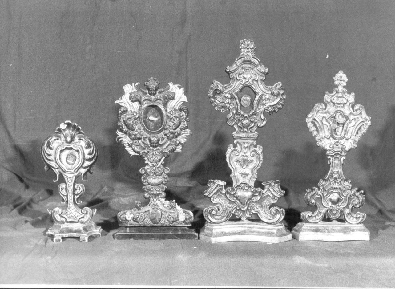 reliquiario - a ostensorio, opera isolata - bottega Italia centrale (prima metà sec. XVIII)