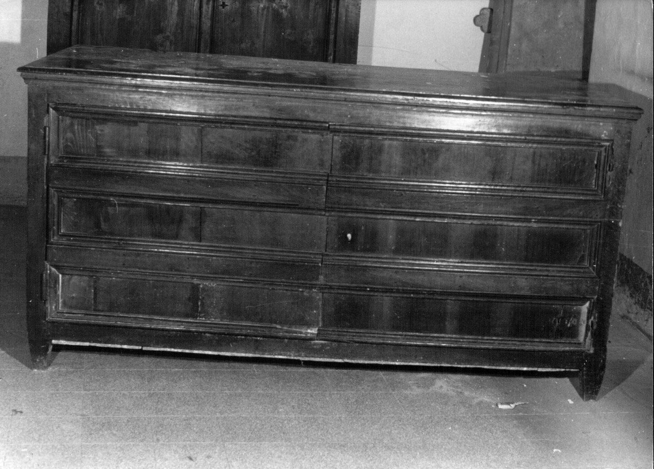 cassettone, opera isolata - bottega Italia centrale (prima metà sec. XIX)