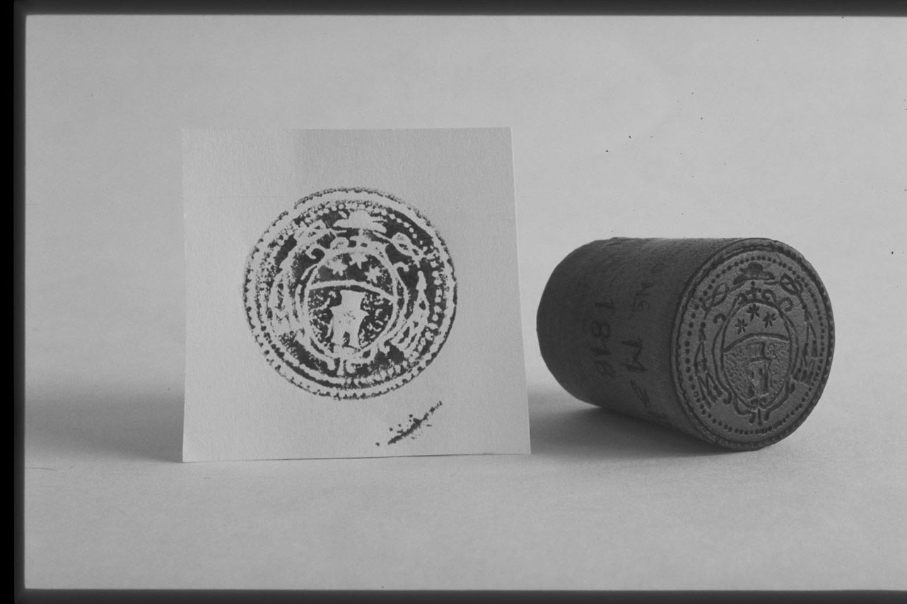 stemma vescovile (sigillo ecclesiastico, opera isolata) - ambito umbro (primo quarto sec. XIX)