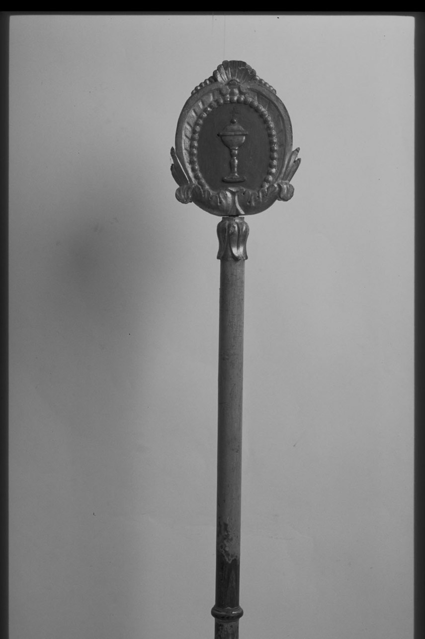 motivi decorativi (mazza processionale, opera isolata) - ambito umbro (prima metà sec. XIX)