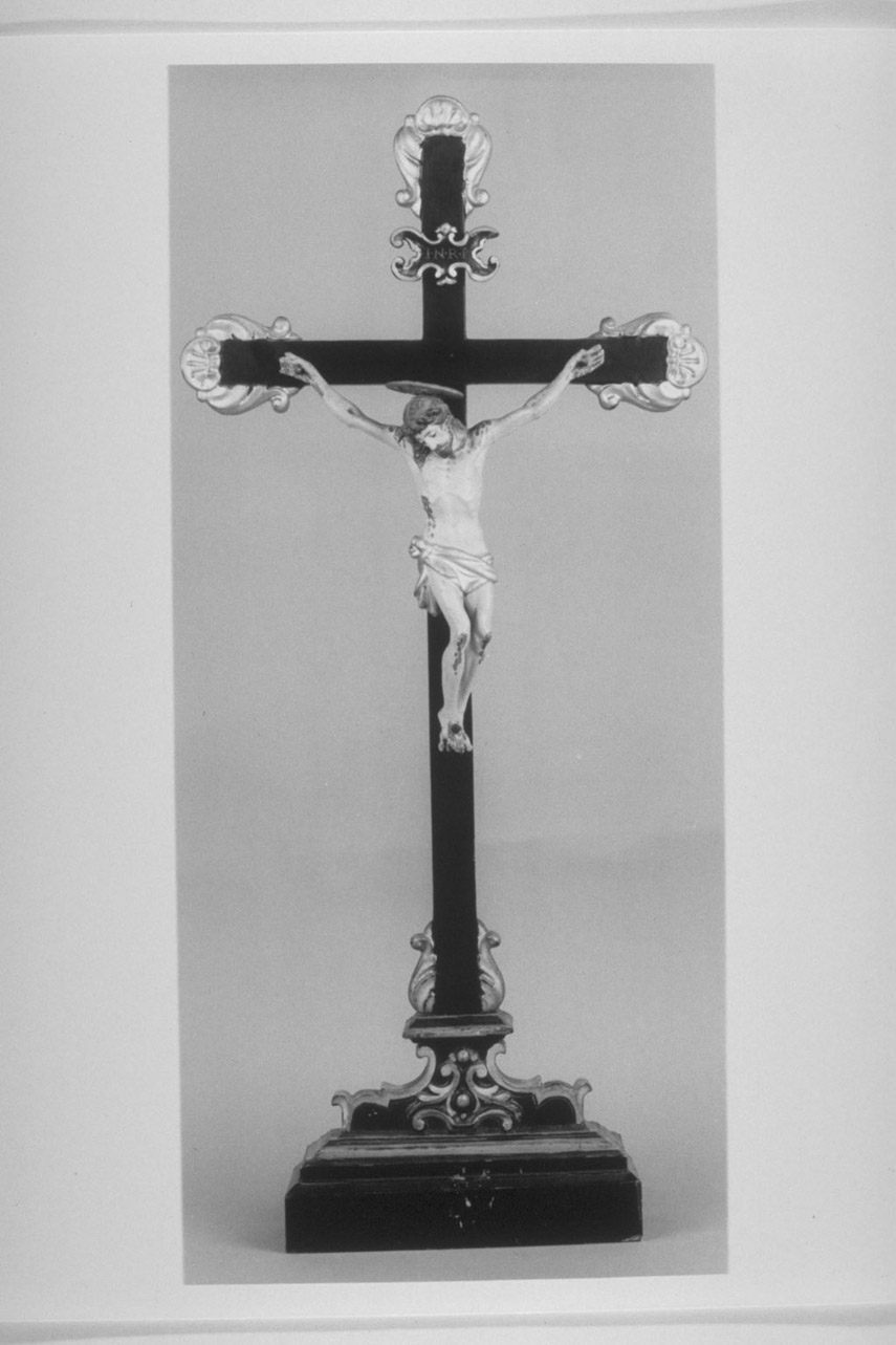 Cristo crocifisso dolente (crocifisso, opera isolata) - bottega umbra (fine/inizio secc. XVI/ XVII)