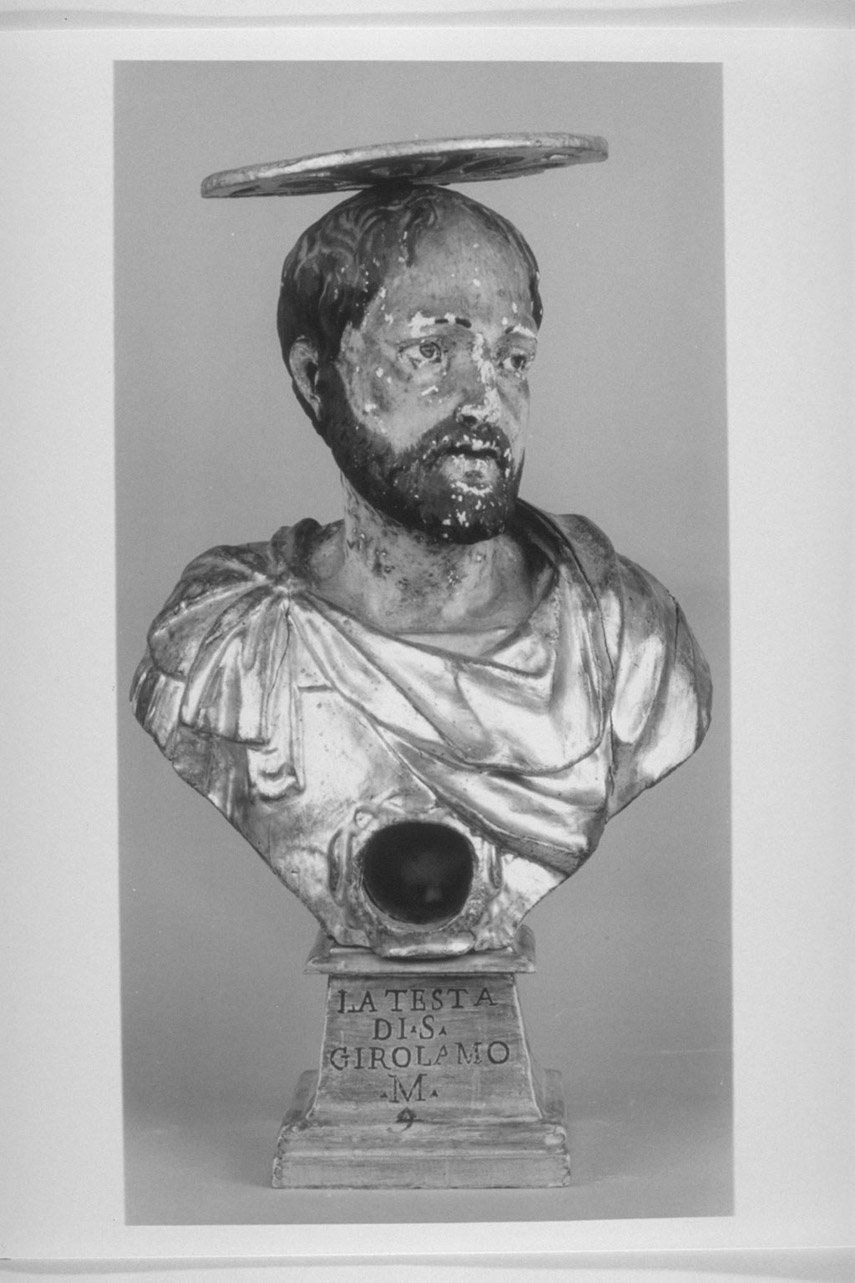 San Girolamo martire (reliquiario - a busto, opera isolata) - bottega umbra (terzo quarto sec. XVII)