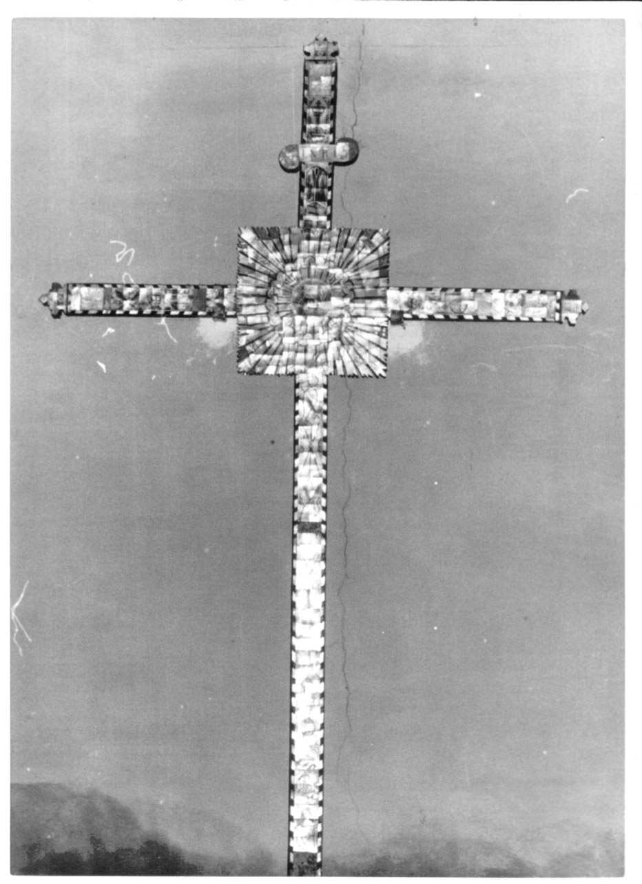 croce penitenziale, opera isolata - ambito America meridionale (seconda metà sec. XIX)