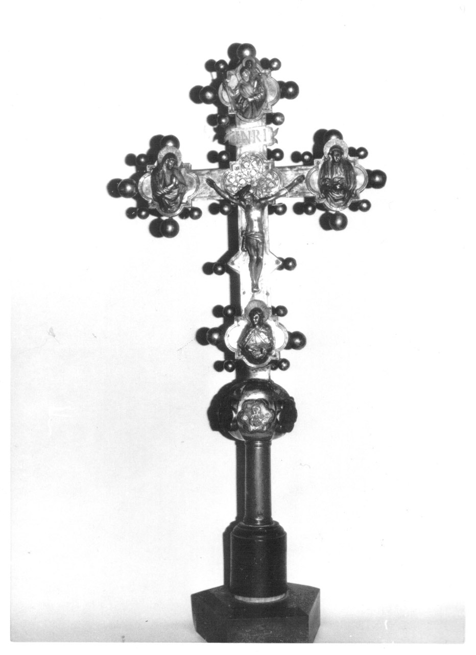 croce processionale, opera isolata di Vanni Paolo (attribuito) (fine/inizio secc. XIV/ XV)