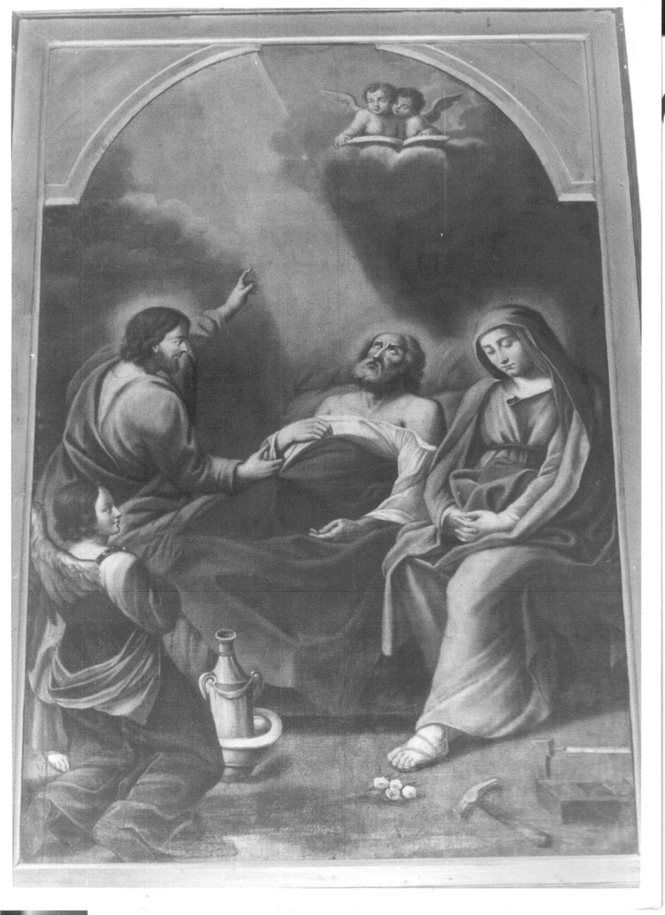 morte di San Giuseppe (dipinto, opera isolata) - ambito umbro (seconda metà sec. XVIII)