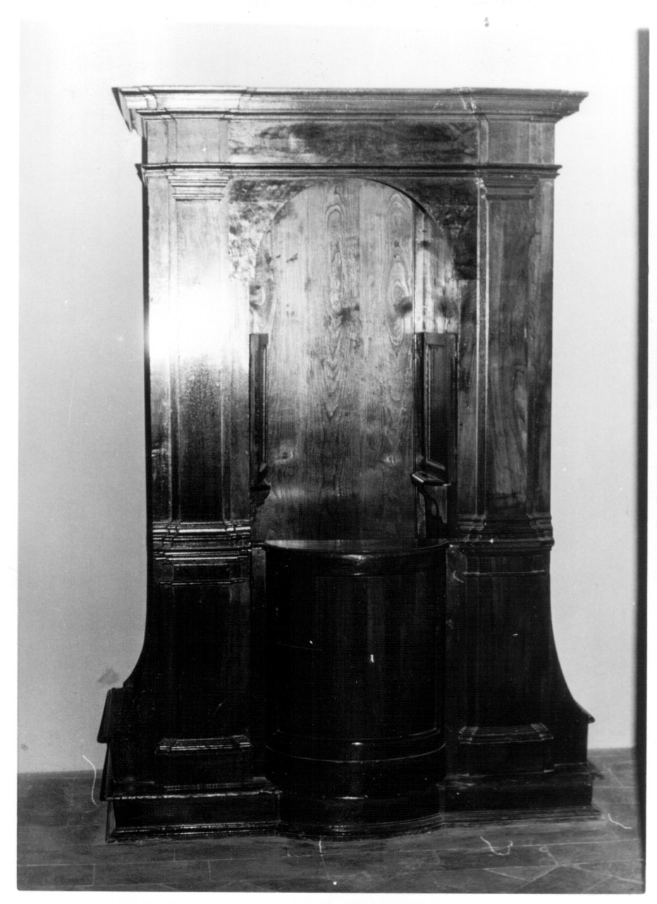 confessionale, coppia - bottega Italia centrale (prima metà sec. XIX)