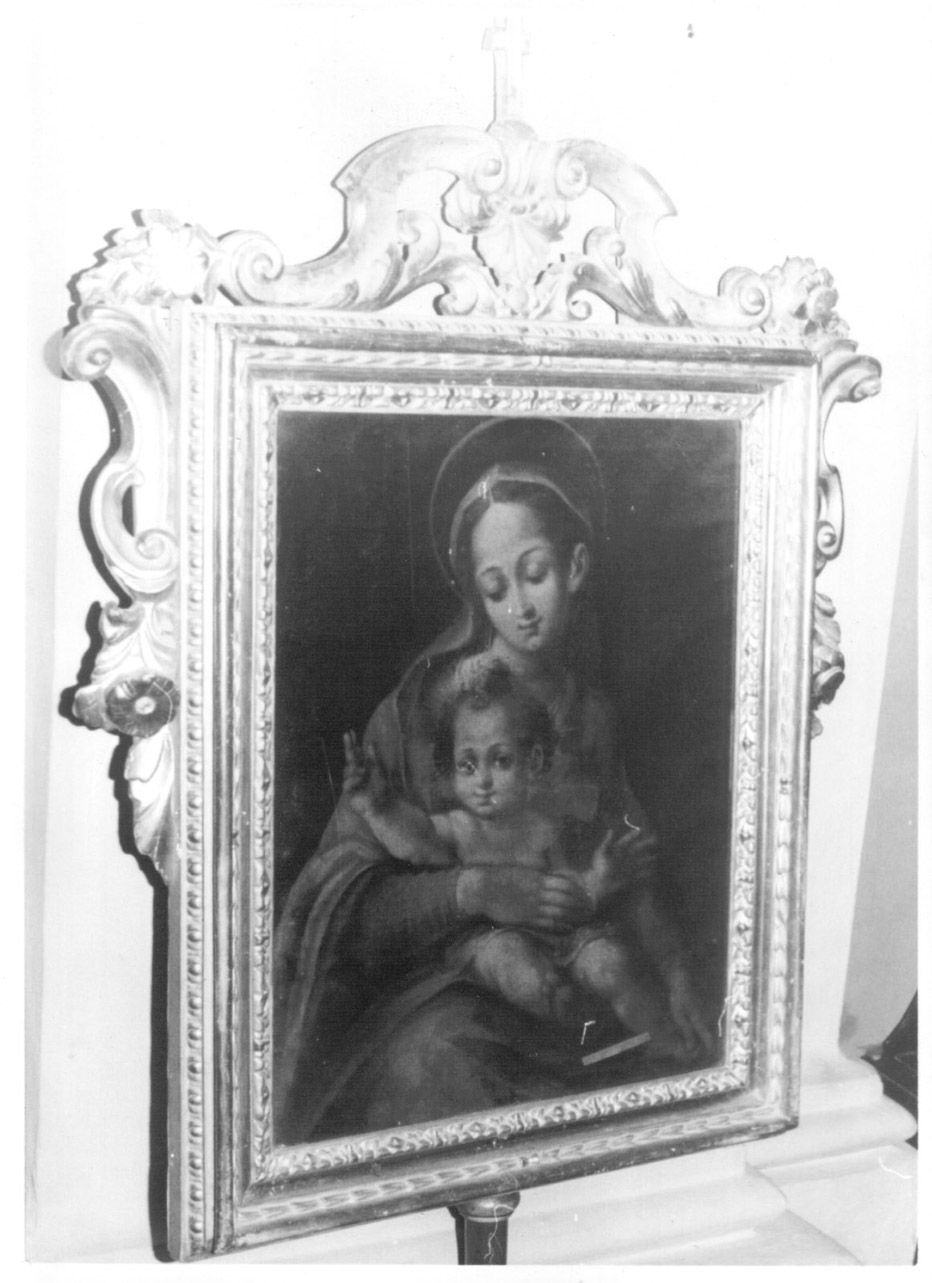 Madonna con Bambino (dipinto, opera isolata) di Bandiera Benedetto (attribuito) (primo quarto sec. XVII)