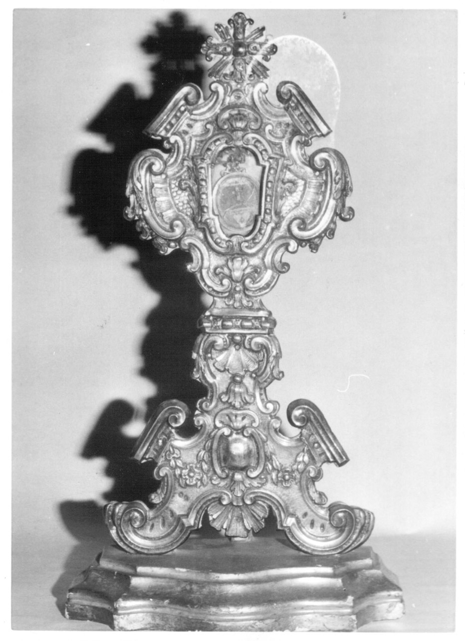 reliquiario - a ostensorio, opera isolata - bottega Italia centrale (sec. XIX)