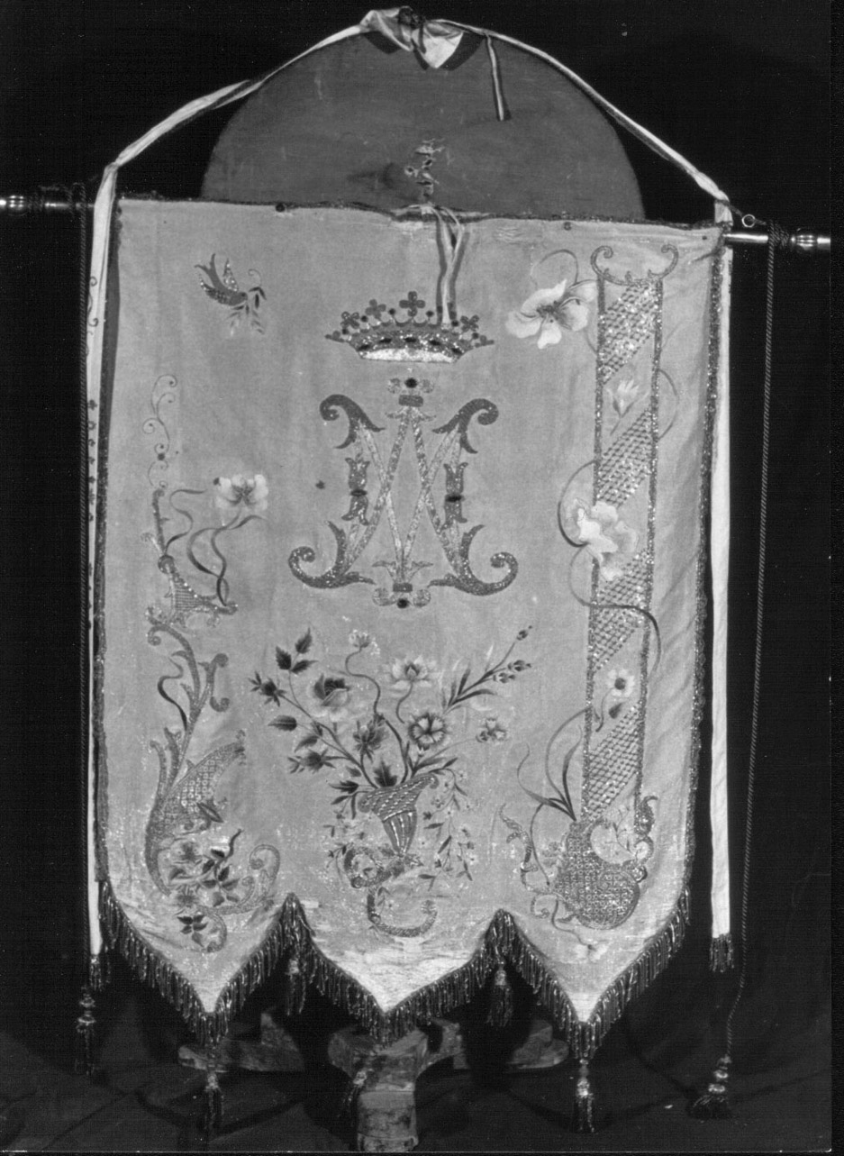 stendardo processionale, opera isolata - manifattura umbra (inizio sec. XX)