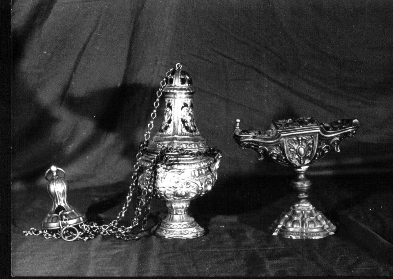 navicella portaincenso - a doppia valva, opera isolata - produzione Italia settentrionale (primo quarto sec. XX)