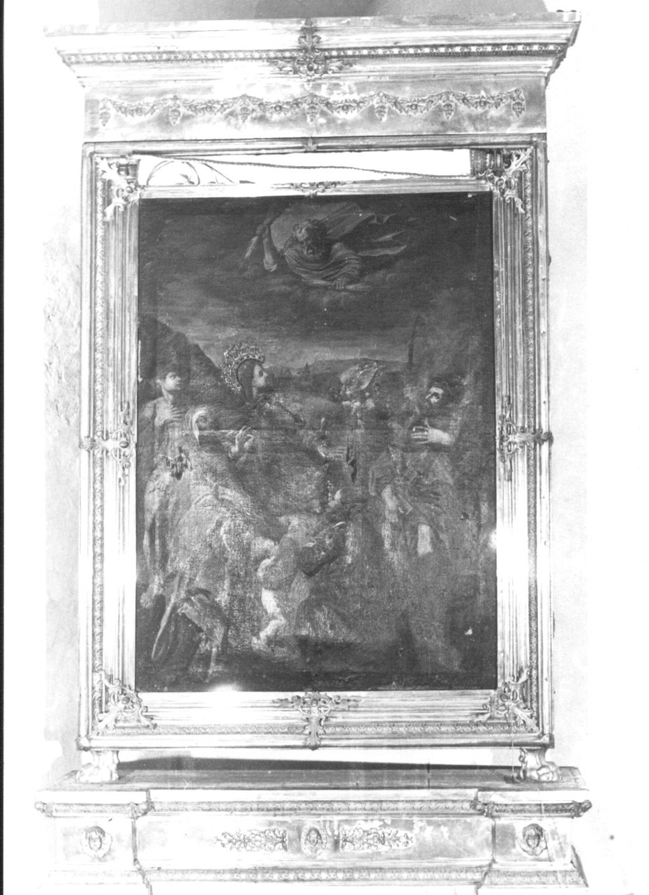 cornice architettonica, opera isolata - bottega Italia centrale (sec. XVII)