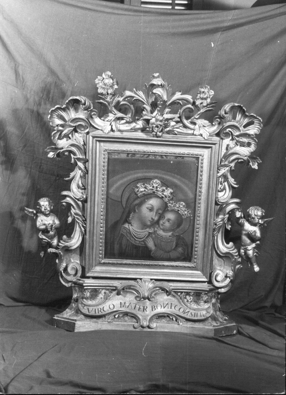 Madonna del Buon Consiglio (quadro d'altare, opera isolata) - bottega Italia centrale (seconda metà sec. XVIII)