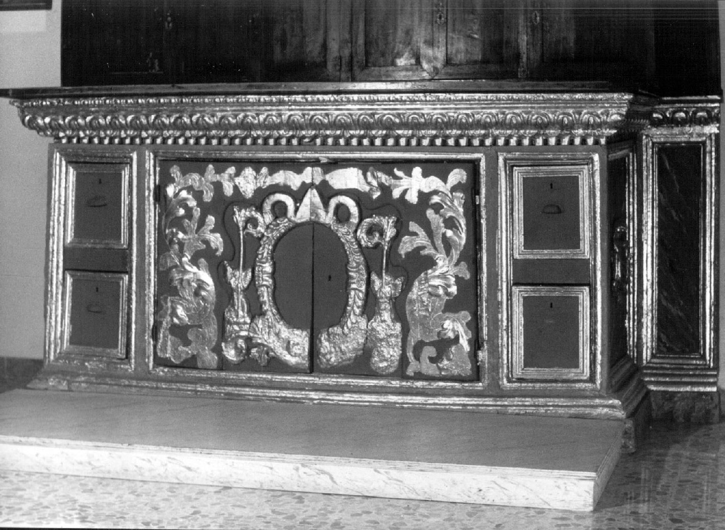 mobile da sacrestia, opera isolata - bottega Italia centrale (prima metà sec. XIX)