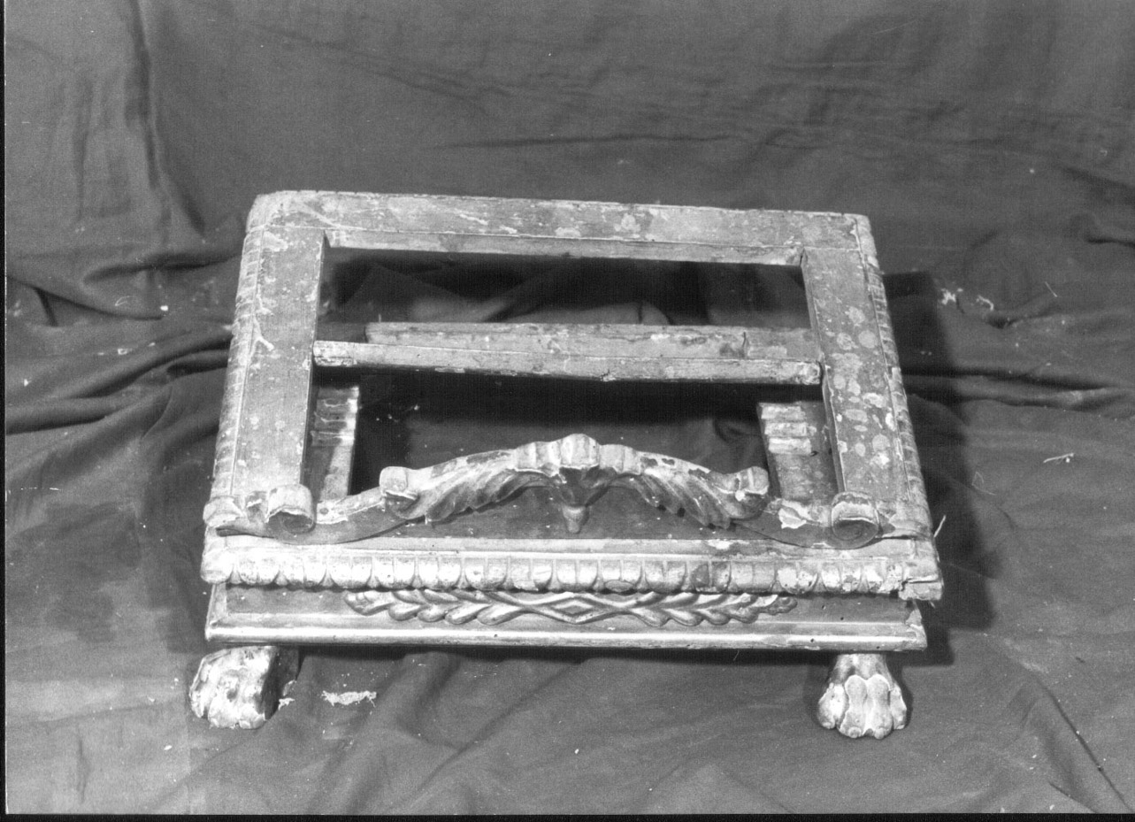 leggio d'altare, opera isolata - bottega Italia centrale (sec. XVIII)