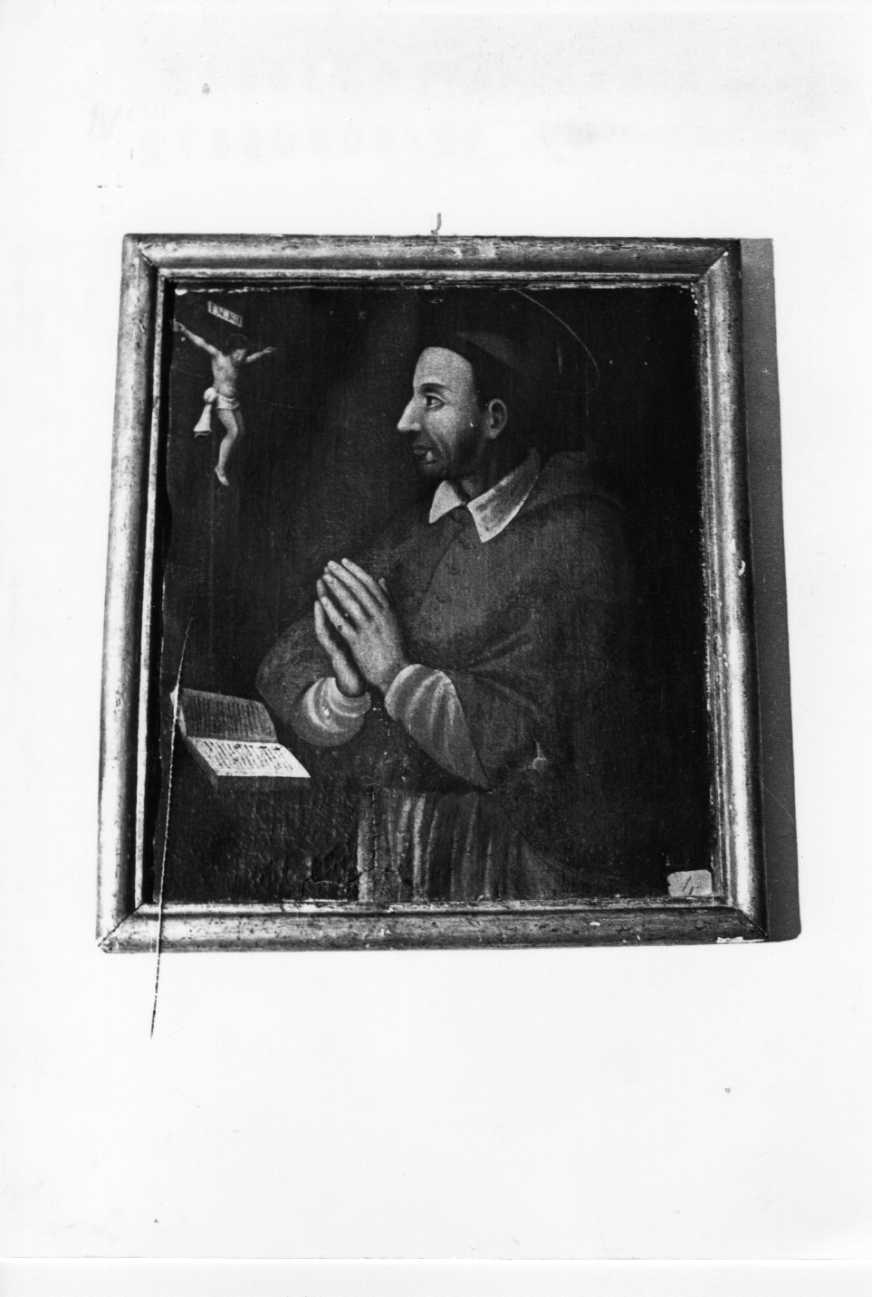 San Carlo Borromeo in adorazione della croce (dipinto, opera isolata) - ambito umbro (sec. XVIII)