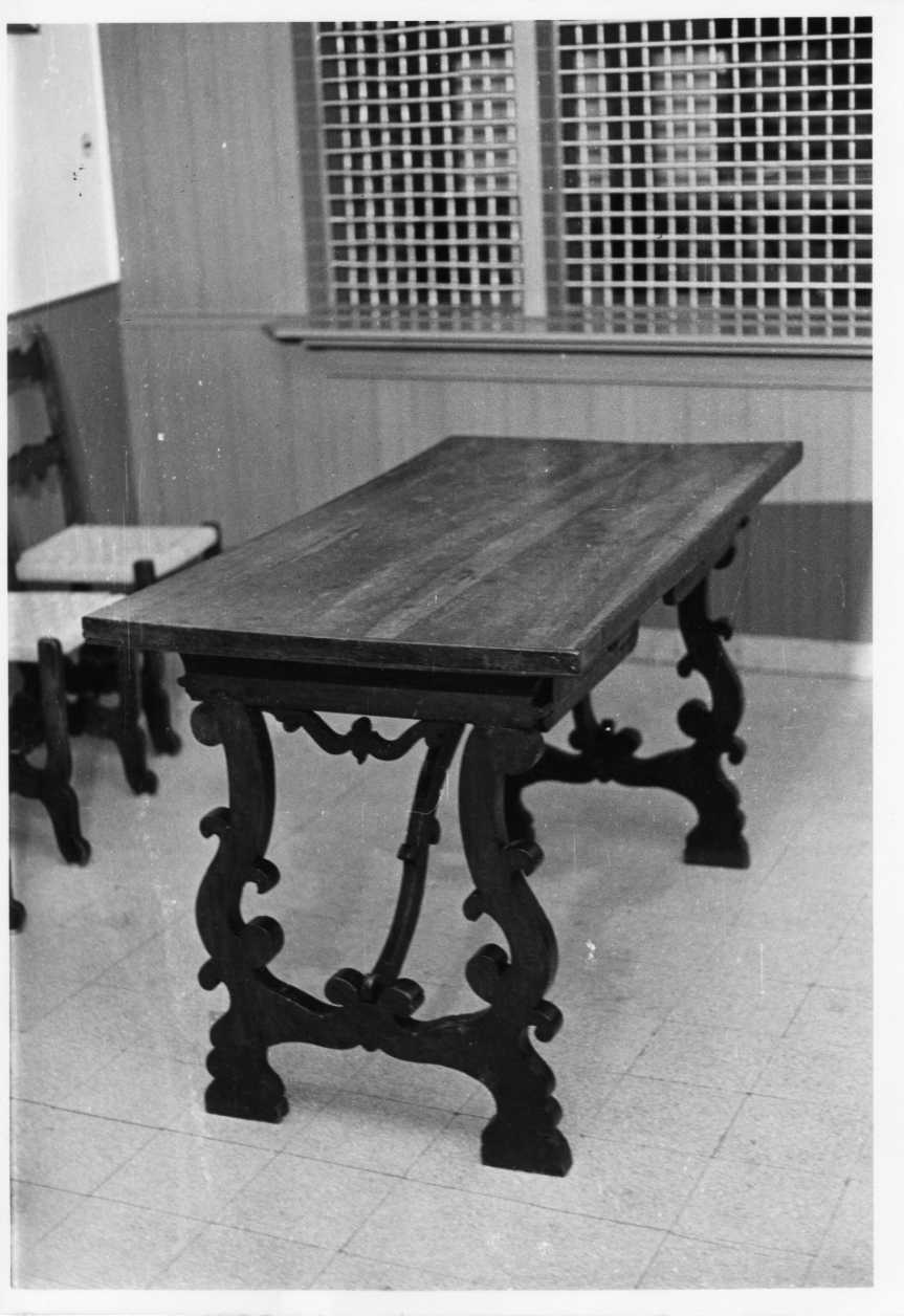 tavolo, opera isolata - bottega umbra (sec. XVII)