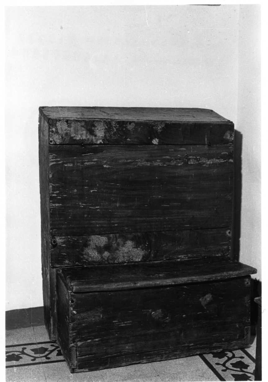 inginocchiatoio, opera isolata - bottega umbra (sec. XV)