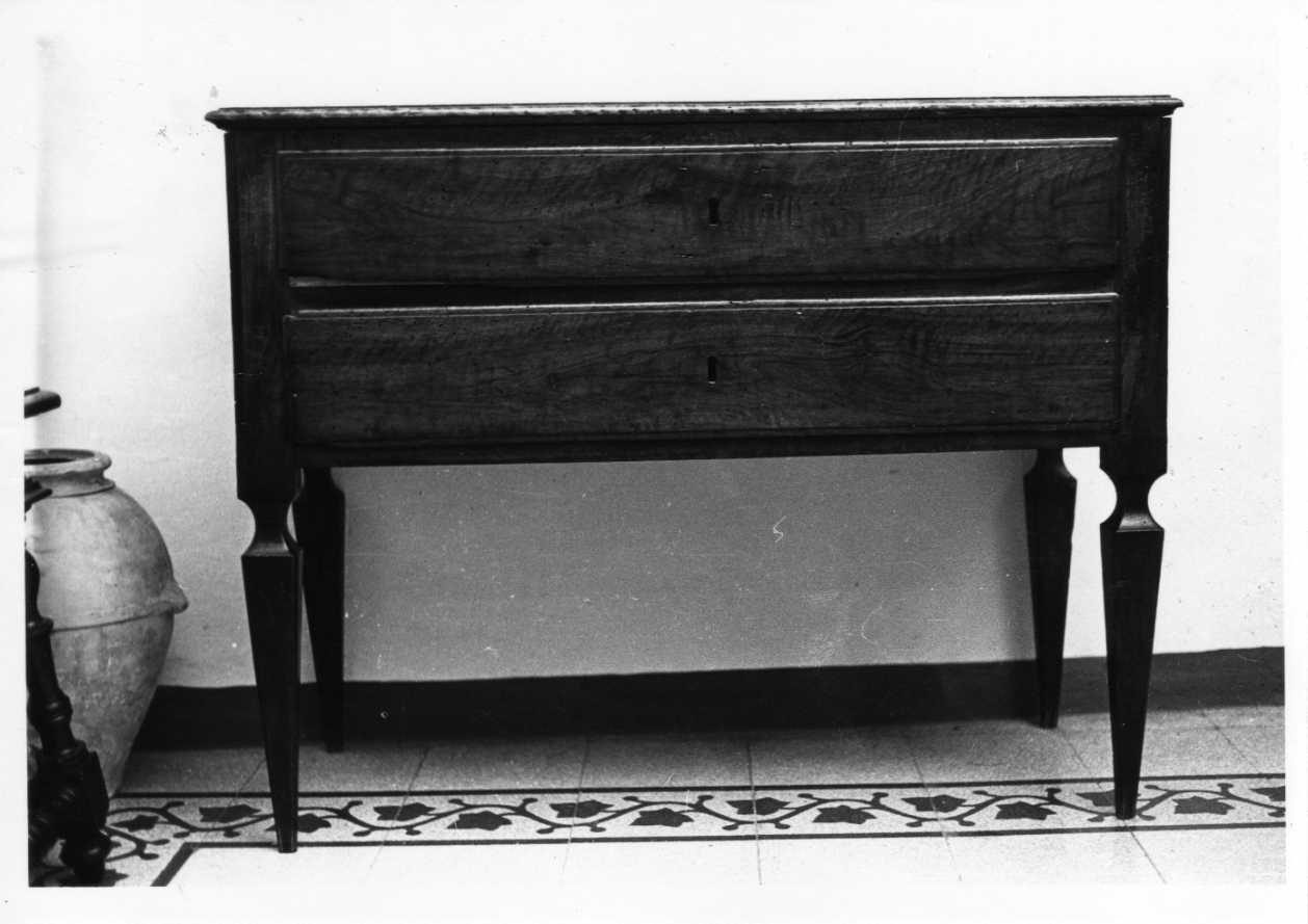 cassettone, opera isolata - bottega umbra (fine/inizio secc. XVIII/ XIX)