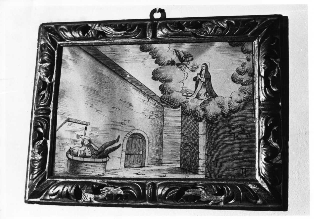 Miracolo del muratore (ex voto, opera isolata) - ambito umbro (secondo quarto sec. XIX)