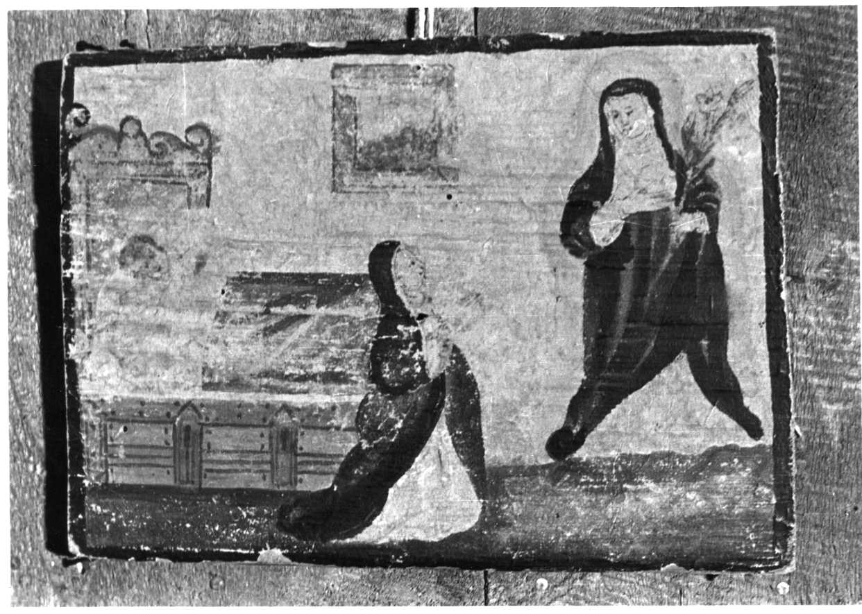 Miracolo del malato (ex voto, opera isolata) - ambito umbro (sec. XVII)