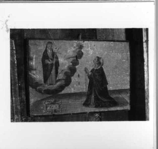 Nobildonna in preghiera (ex voto, opera isolata) - ambito umbro (sec. XVII)