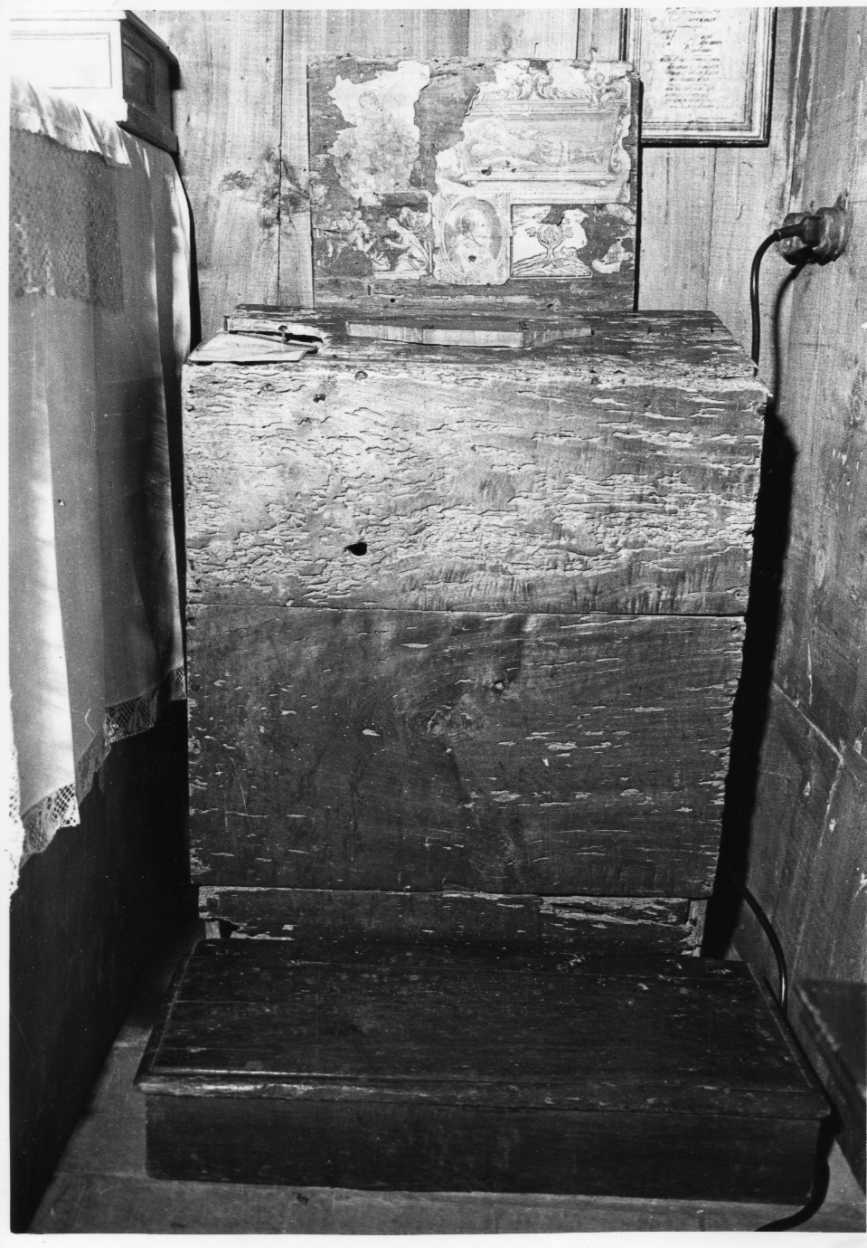 inginocchiatoio, opera isolata - ambito umbro (prima metà sec. XV)