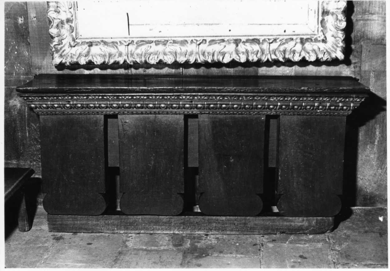 tavolo da muro, opera isolata - ambito umbro (fine/inizio secc. XIX/ XX)