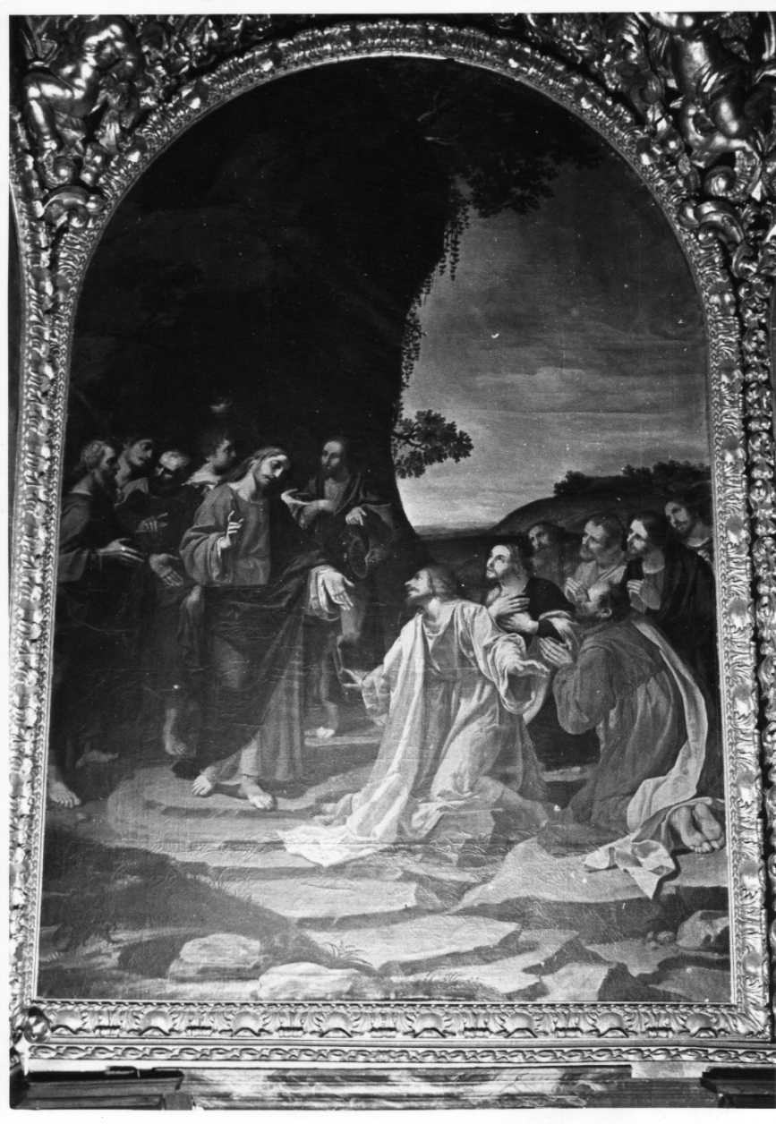 Cristo ammette S.Giacomo Minore all'apostolato (dipinto, complesso decorativo) di Angeli Giulio Cesare (sec. XVII)