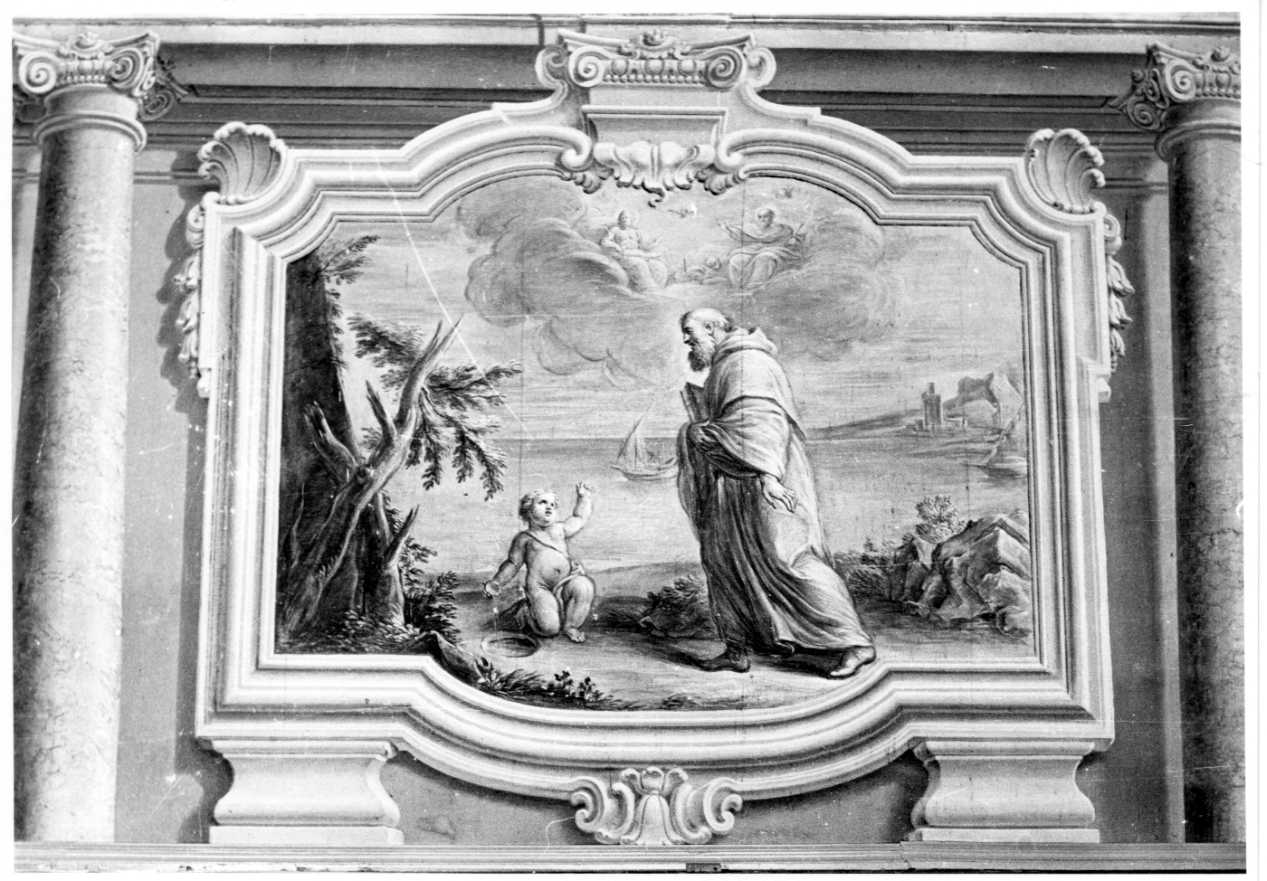 episodi della vita di S.Agostino (dipinto, elemento d'insieme) di Appiani Francesco (seconda metà sec. XVIII)