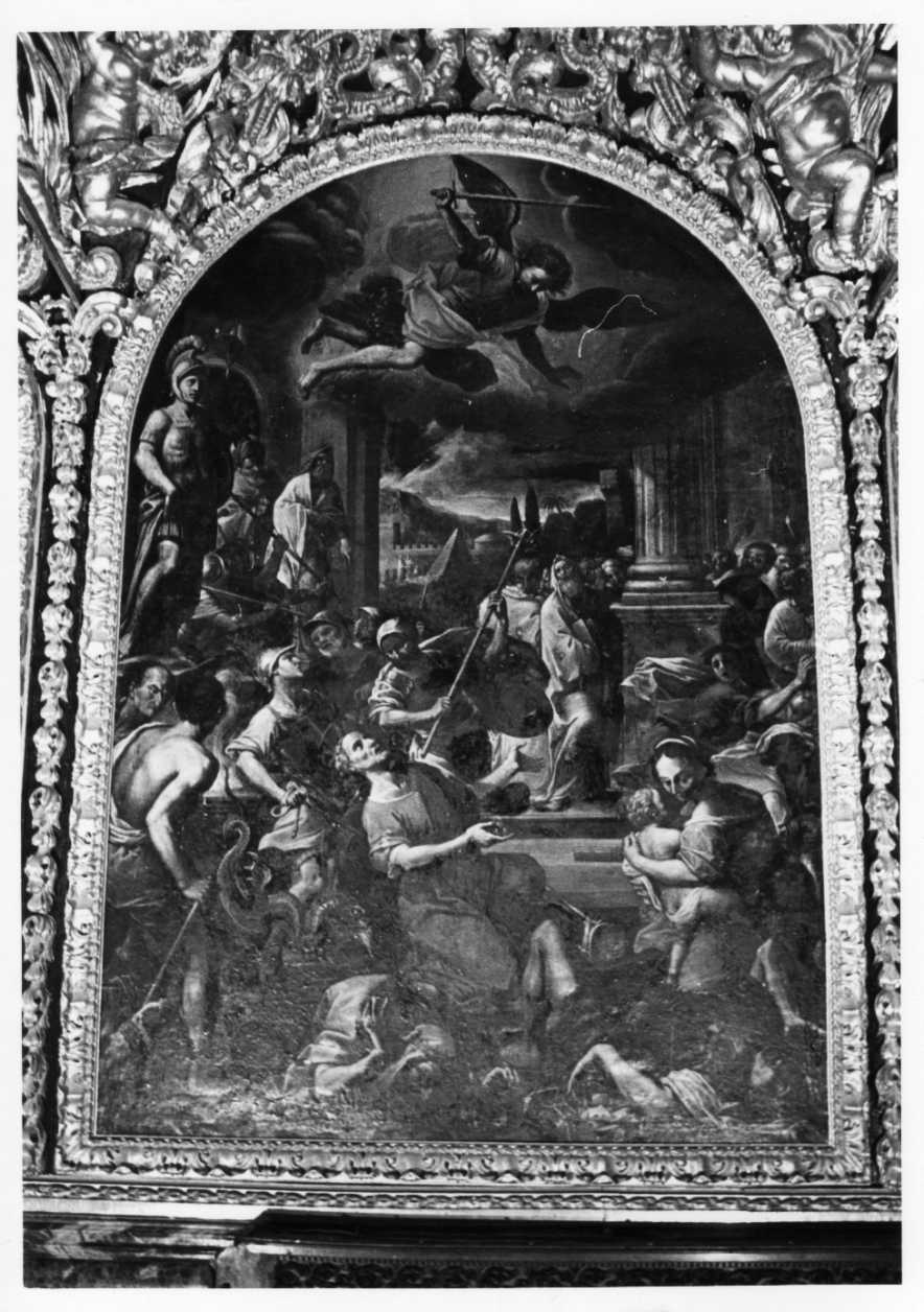 martirio di S.Filippo (dipinto, ciclo) di Gagliardi Bernardino (sec. XVII)