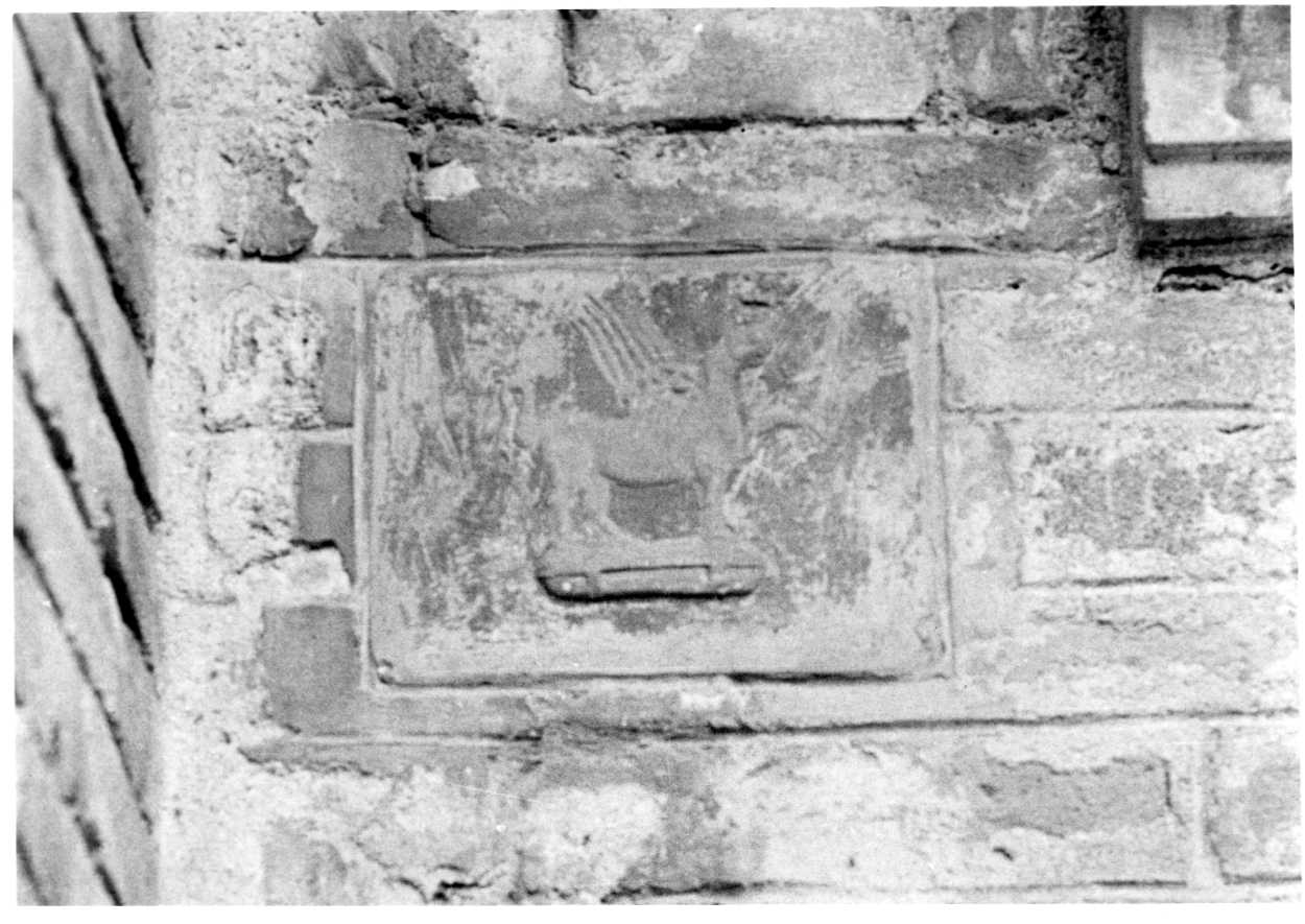 grifone (insegna, opera isolata) - bottega umbra (sec. XIV)