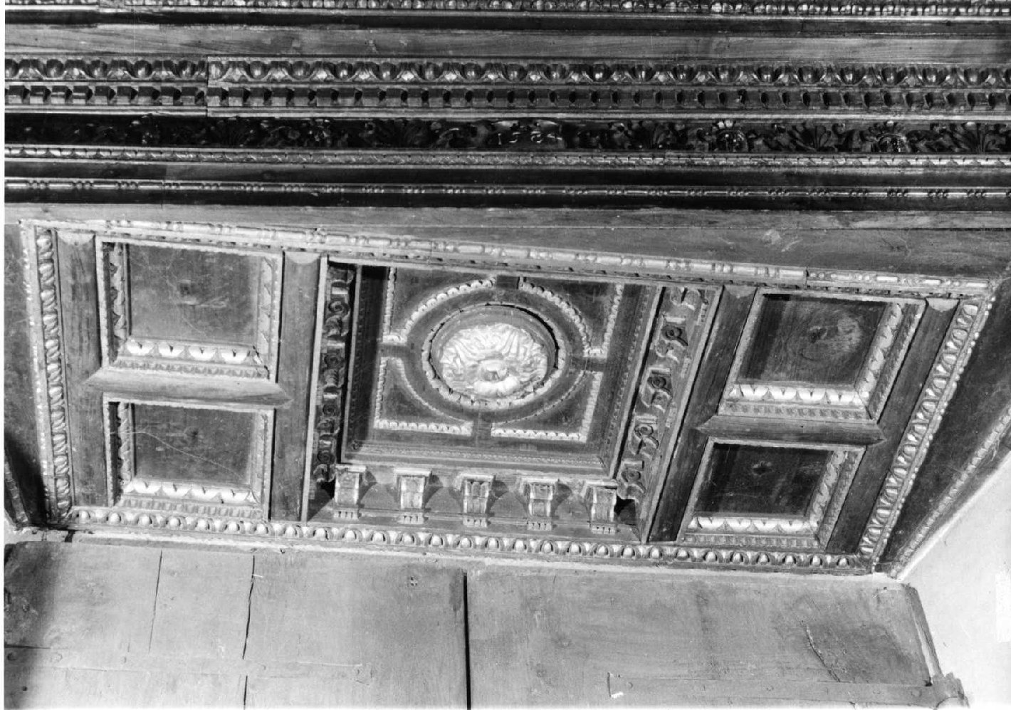 soffitto, opera isolata - bottega umbra (sec. XVI)