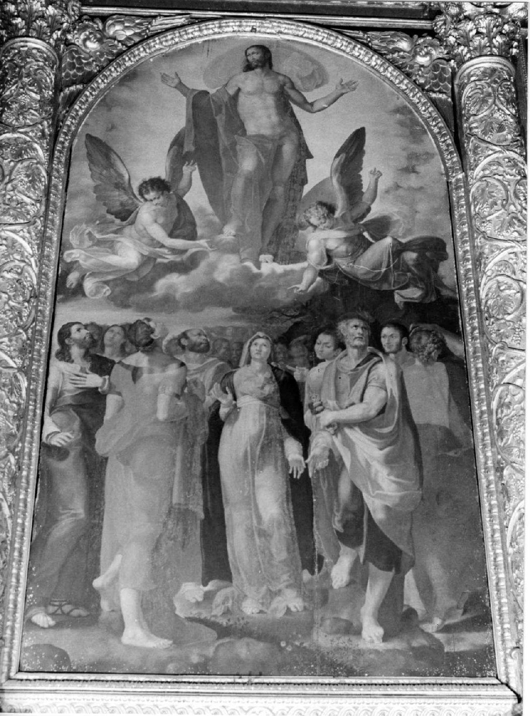 ascensione di Cristo (pala d'altare, elemento d'insieme) - ambito umbro (sec. XVI)