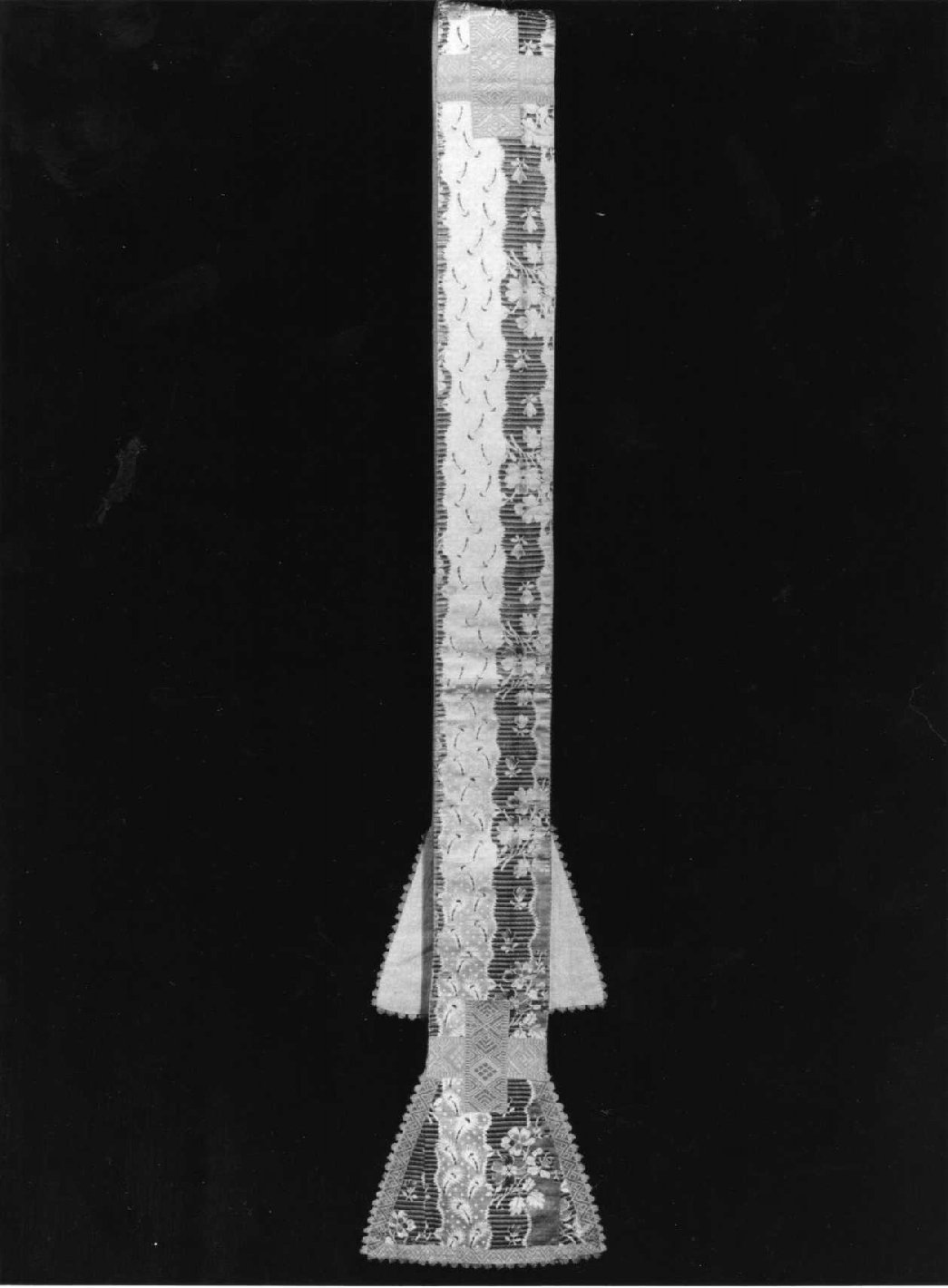 stola, opera isolata - manifattura umbra (sec. XIX)