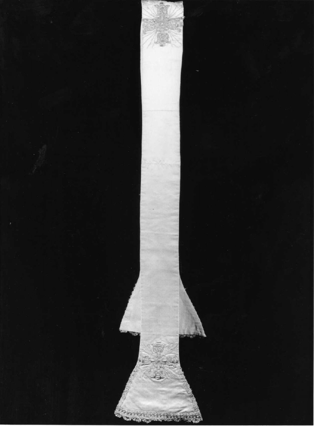 stola, opera isolata - manifattura umbra (sec. XIX)