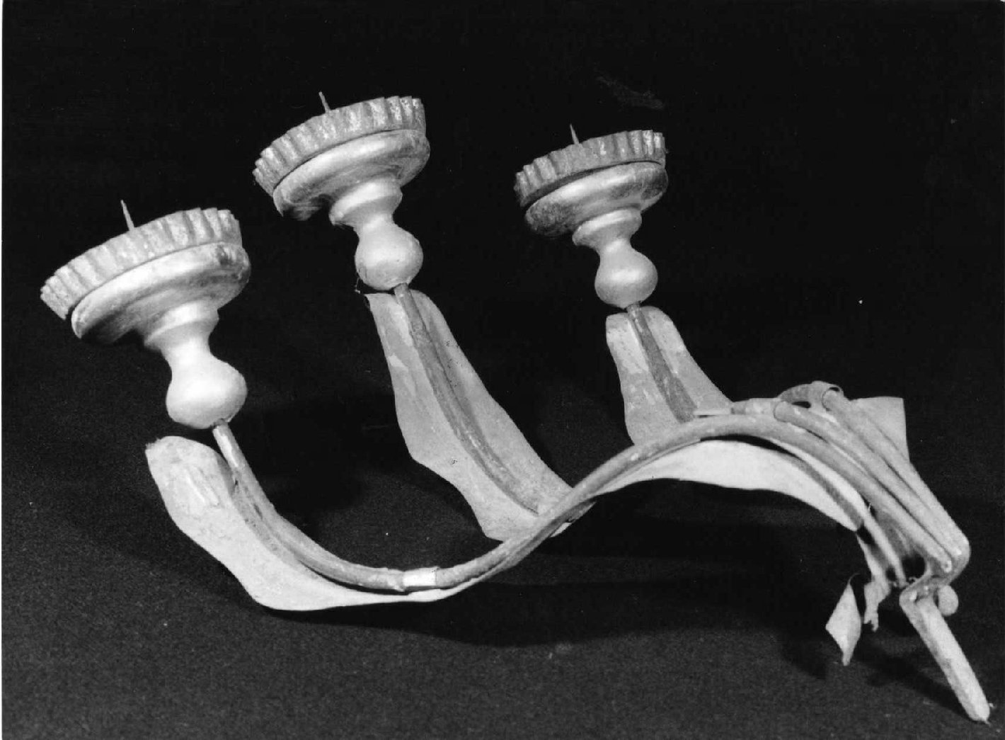 braccio portalumi da chiesa, opera isolata - bottega umbra (sec. XIX)