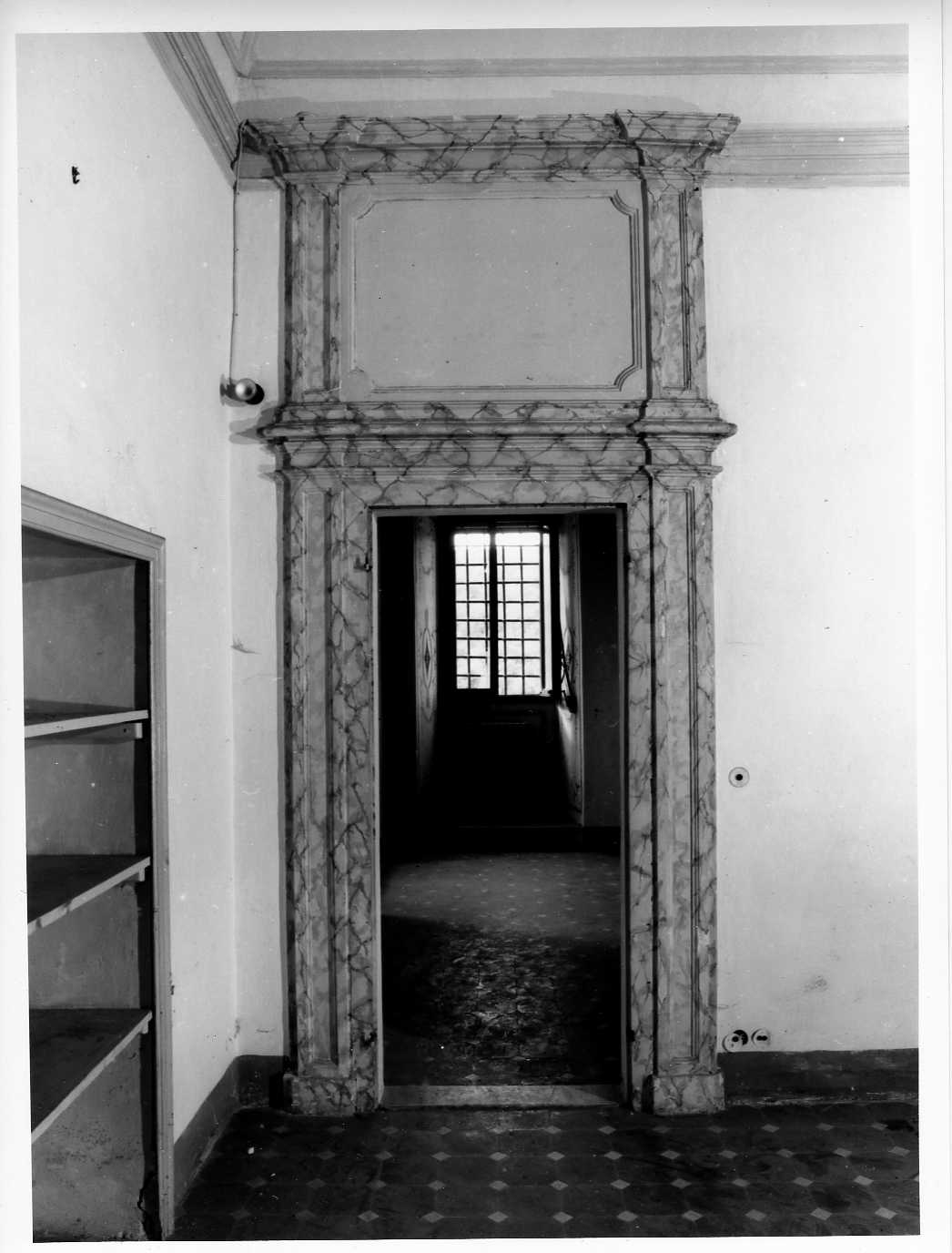 mostra di porta, serie - ambito Italia centrale (sec. XVIII)
