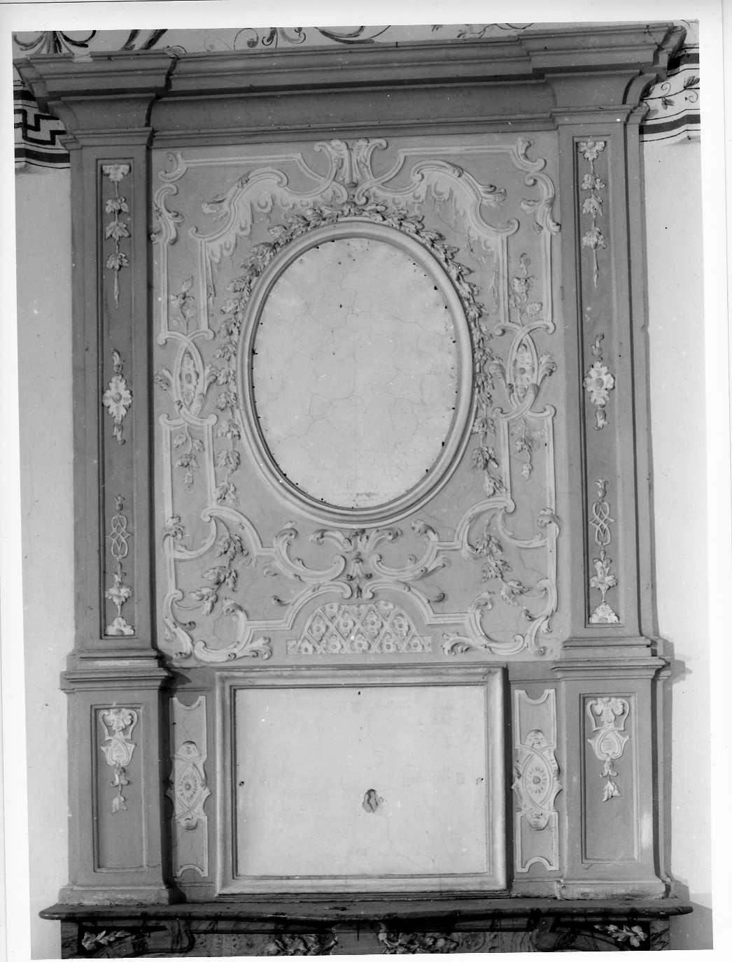 cornice, elemento d'insieme - ambito Italia centrale (seconda metà sec. XVIII)