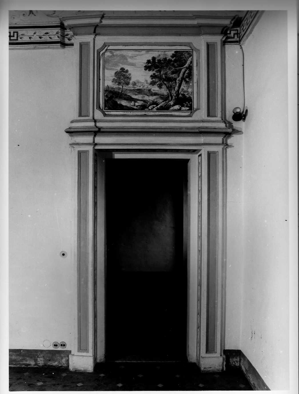 mostra di porta, serie - ambito Italia centrale (sec. XVIII)