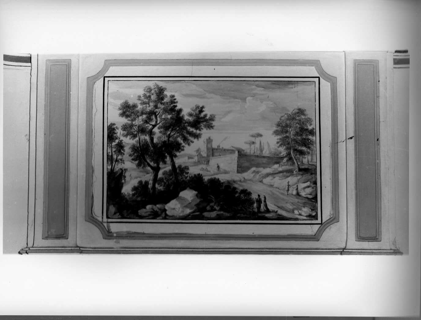 paesaggio con architetture (stampa, serie) di Andria I (ultimo quarto sec. XVIII)