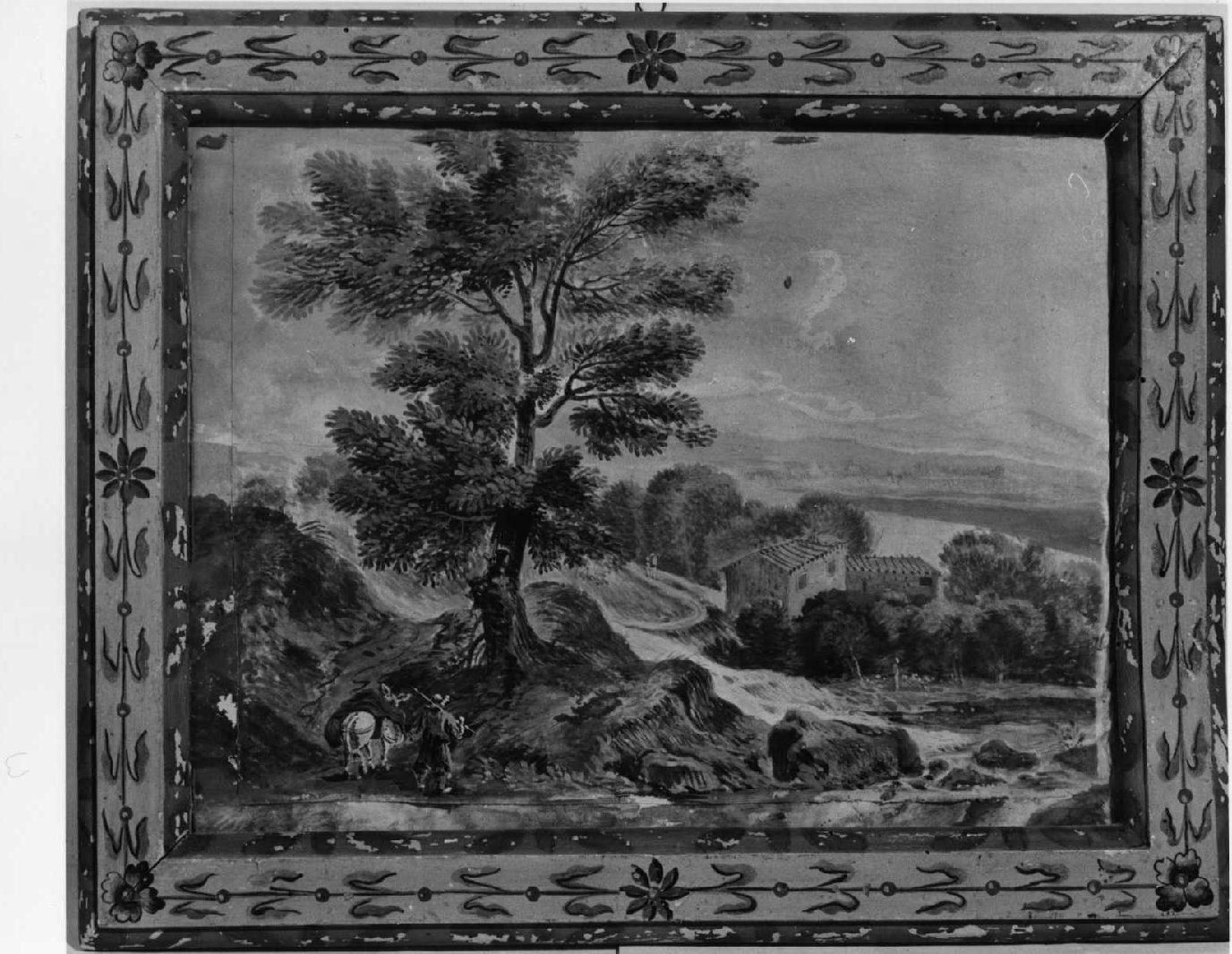 paesaggio (dipinto, opera isolata) - ambito romano (seconda metà sec. XVIII)